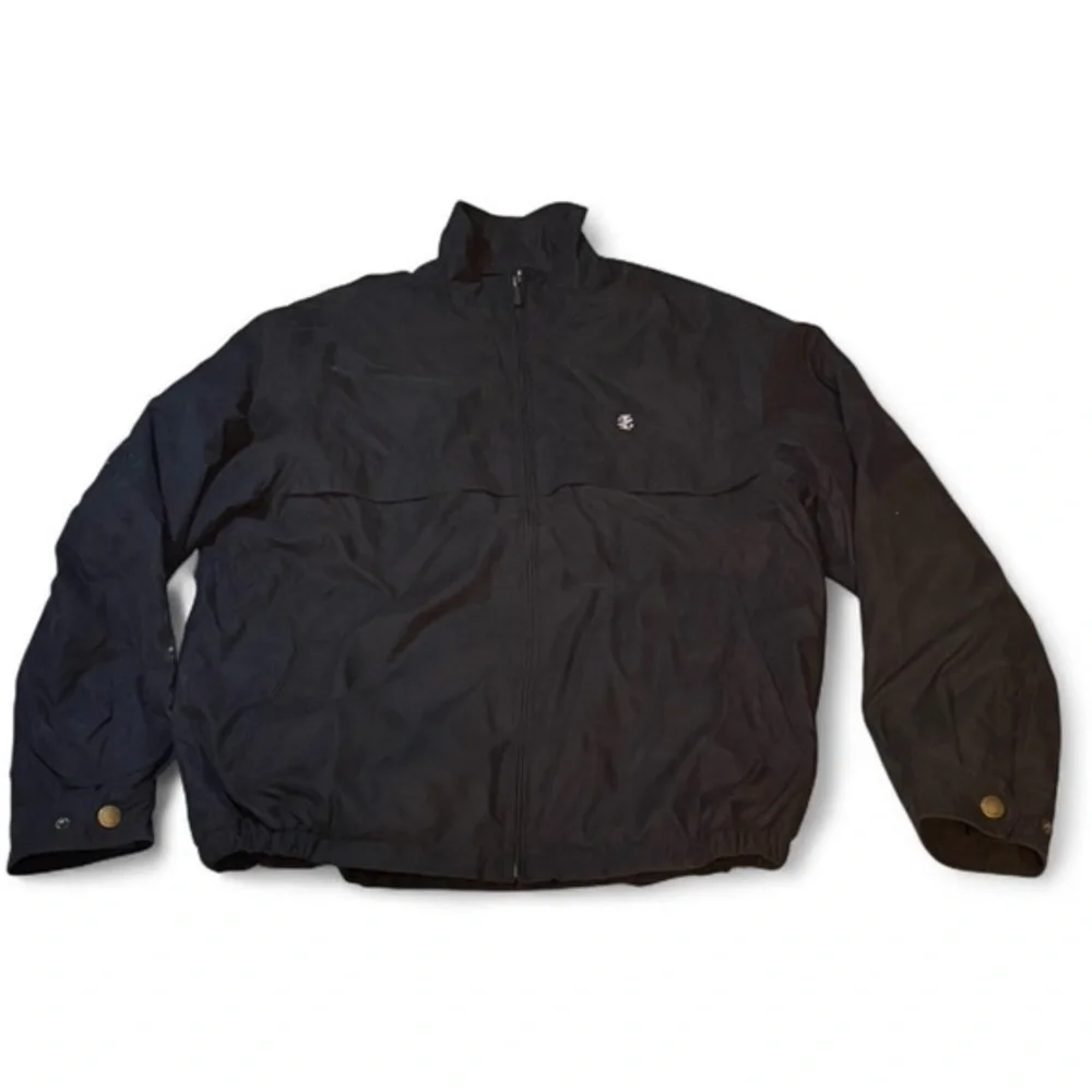 Men's Black Izod zip up Jacket